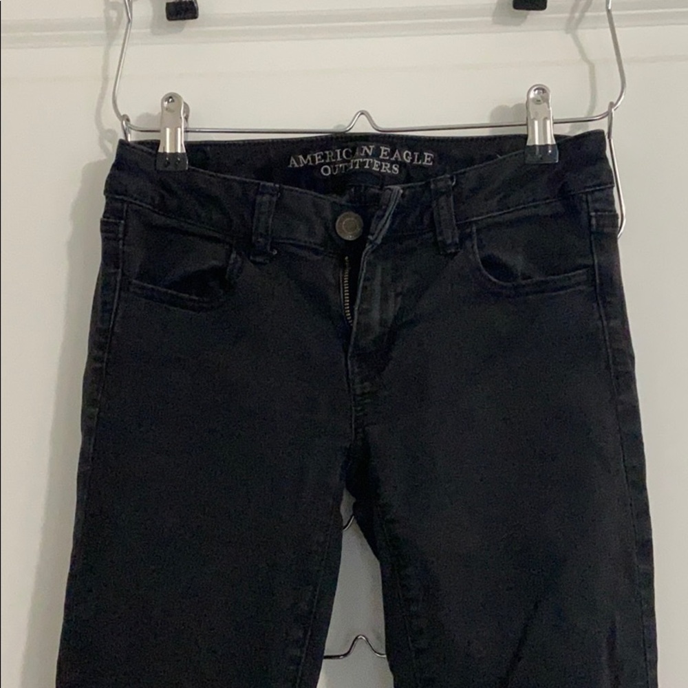 Black American Eagle Jegging